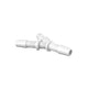 1/4" x 1/4" x 1/4" Y Connector, Natural Kynar (PVDF)