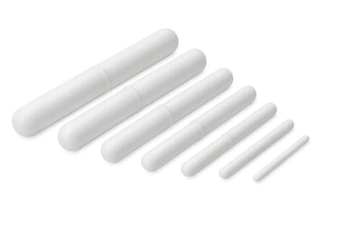 EZLabpure™ Magnetic Mixer, Cylindrical Bar with Pivot Ring, PTFE Encapsulated, 7mm Diameter, 25mm Long, Non-Sterile, 5/CS
