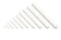 EZLabpure™ Magnetic Mixer, Cylindrical Bars, PTFE Encapsulated, 8mm Diameter, 40mm Long, Non-Sterile, 5/CS