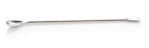 EZBio® Stainless Steel Offset Spoons - 304 SS - Steel Handle - 180mm - 5/PK | img_1 | Foxx Life Sciences Global | shopfls.com