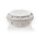 Bouchon EZBio® GL45, en polypropylène blanc, pour bouteilles en verre