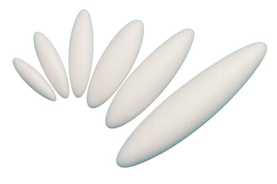 EZLabpure™ Magnetic Mixer, Oval Bars, PTFE Encapsulated, 12mm Diameter, 35mm Long, Non-Sterile, 5/CS