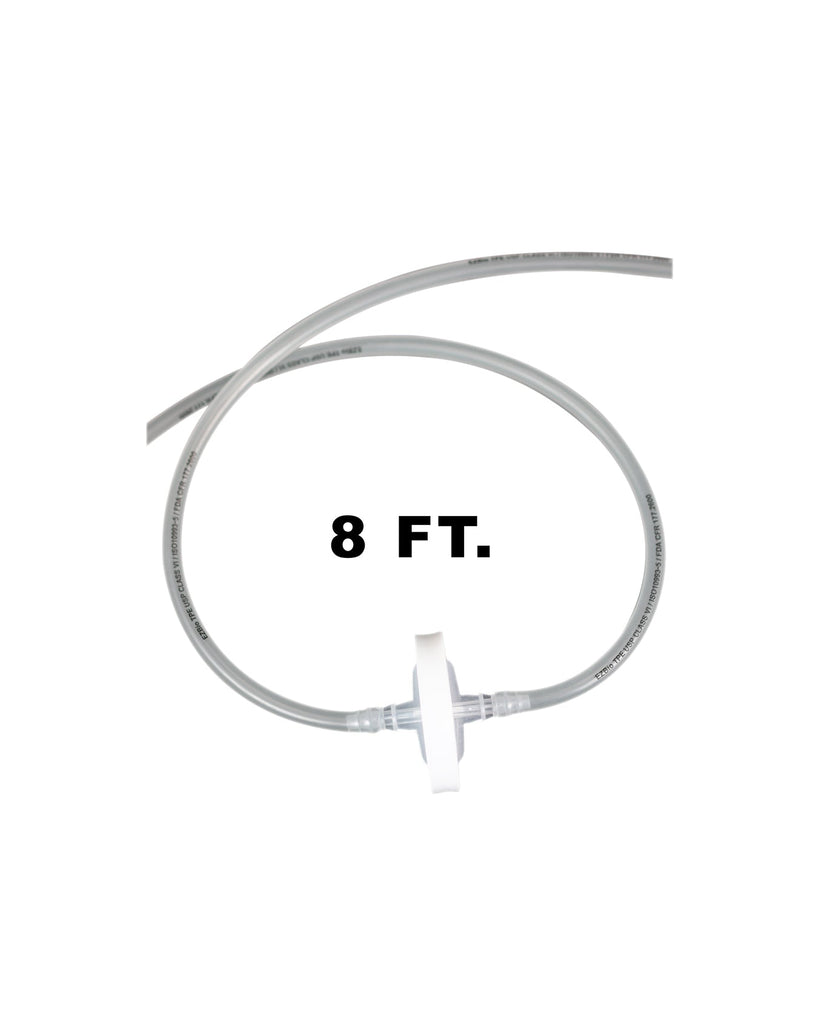 Vactrap™ G Tubing Extension for Plastic Bottles, 8 feet (8'), with 0.2 µm PTFE Inline Vent Filter, 1/EA | img_1 | Foxx Life Sciences Global | shopfls.com