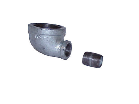 Cast-iron EL Fitting for Mounting Drum Vent No. 08101 or 08005 in 3/4" End Drum Opening - SolventWaste.com