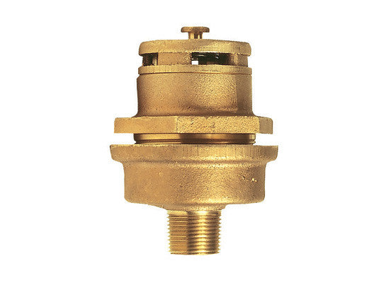 Brass Vertical Vent Assembly for 3/4" bung opening - SolventWaste.com