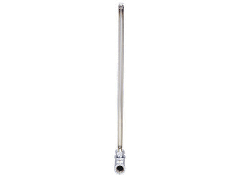 Cast-iron Horizontal Fill Drum Gauge, 11-1/4" long, for 3/4" NPT bung opening - SolventWaste.com