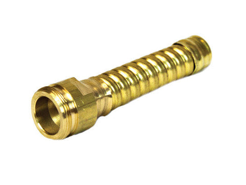 Flexible Hose Extension for drum faucet No. 08902 or 08910, 3-1/4" long, brass - SolventWaste.com