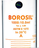 Graduated Measuring Cylinder Hexagonal Base - 1000 mL Borosilicate - CS/4 - SolventWaste.com