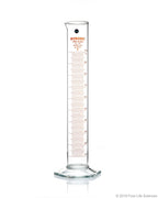 Graduated Measuring Cylinder Hexagonal Base - 1000 mL Borosilicate - CS/4 - SolventWaste.com
