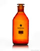 Borosil® Amber Reagent Bottles - Plain - Narrow Mouth - Graduated 1000 mL - 29/32 CS/5