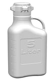 5L HDPE Carboy with 83mm Cap - SolventWaste.com