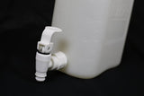 5L HDPE Carboy with 83mm Cap and Spigot - SolventWaste.com