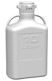 10L HDPE Carboy with 83mm Cap - SolventWaste.com