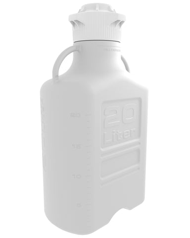 20L HDPE Carboy with 120mm Cap - SolventWaste.com