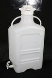 40L HDPE Carboy with 120mm Cap and Spigot - SolventWaste.com