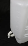 40L HDPE Carboy with 120mm Cap and Spigot - SolventWaste.com