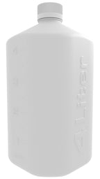 4L HDPE, Boston Square, 45mm Cap - SolventWaste.com