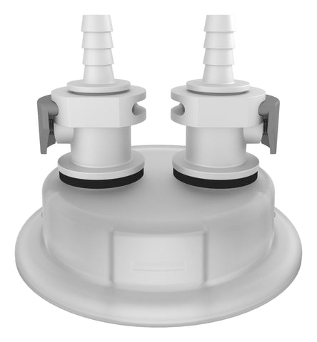 VersaCap® 83mm 1/4" HB x2 Adapter Insert - SolventWaste.com