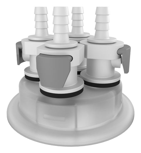 VersaCap® 83mm 1/4" HB x4 Adapter Insert - SolventWaste.com