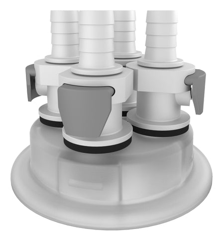VersaCap® 83mm 3/8" HB x4 Adapter Insert - SolventWaste.com