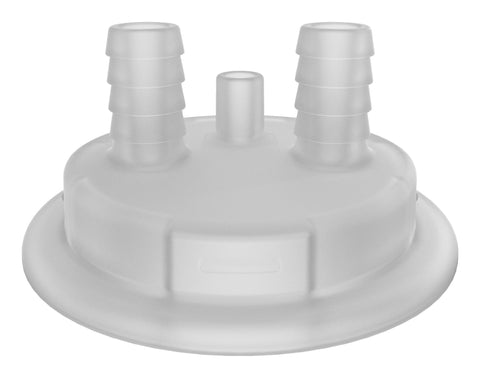 VersaCap® 53mm Molded Dual 1/2" HB with Vent Adapter Insert - SolventWaste.com