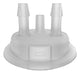 VersaCap® 53mm Molded Dual 1/4" HB with Vent Adapter Insert