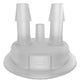 VersaCap® 53mm stampato doppio 5/16" HB con inserto adattatore di sfiato