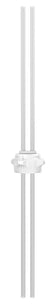 Open Top VersaCap® 53mm with EZTop® System, 2 x 1/4" Tubes