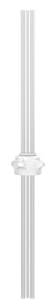 VersaCap® 53mm, Open Cap with EZTop® System, 1 x 1/8" Tube and 2 x 1/4" Tubes