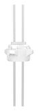 Open Top VersaCap® 83mm with EZTop® System, Dual 1/4" Tubes