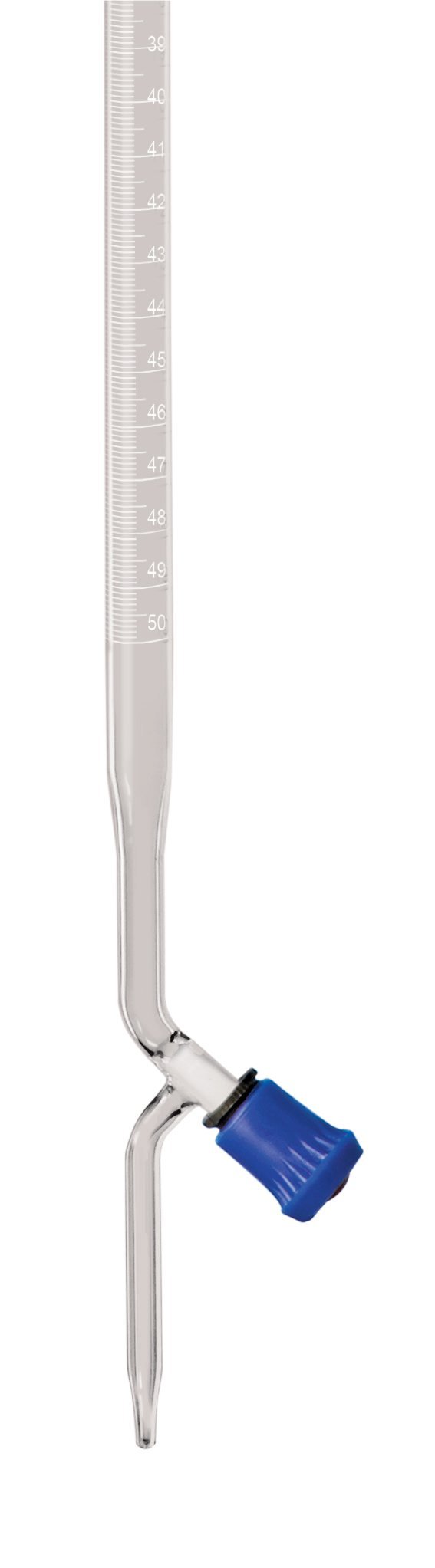 Borosil® Burettes - Class A - Boroflo PTFE Screw Thread - 10mL x 0.05mL - Batch Cert - CS/5 - SolventWaste.com