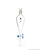 Borosil® Glass  Separating Funnels - Pear Shape - with PTFE stopcock - Interchangeable stopper CS/10 500mL