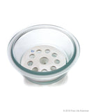 Borosil® Desiccator With Cover and Porcelain Plate - Plastic Knob - Borosilicate Glass 300 mm CS/1 - SolventWaste.com