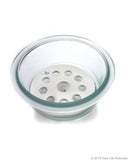 Borosil® Desiccator Vacuum - Stopcock with PTFE spindle and Porcelain plate - 250 mm - Borosilicate - SolventWaste.com