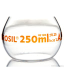 Volumetric Flask - Wide Neck - With Glass I/C Stopper - Class A with Batch certificate - 250mL - SolventWaste.com