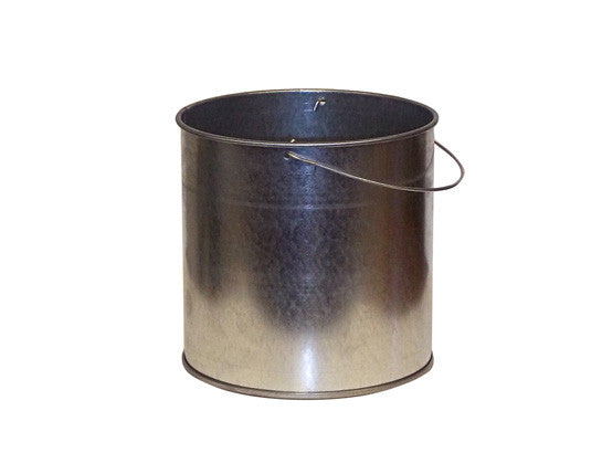 Smoker's Cease-Fire® Replacement Pail for personal-size cigarette butt recptcle, steel, bail handle - SolventWaste.com