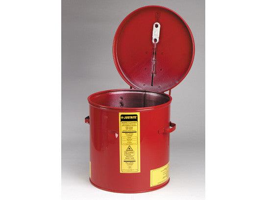 Dip Tank for cleaning parts, 2 gallon, manual cover w/fusible link, optnl parts basket, Steel - SolventWaste.com