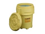 Dual purpose Overpack/Salvage Drum, 95-gallon sump capacity, polyethylene, Yellow - SolventWaste.com