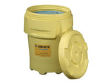 Dual purpose Overpack/Salvage Drum, 95-gallon sump capacity, polyethylene, Yellow - SolventWaste.com