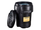 Dual purpose Overpack/Salvage Drum, 95-gallon sump capacity, polyethylene, Black - SolventWaste.com