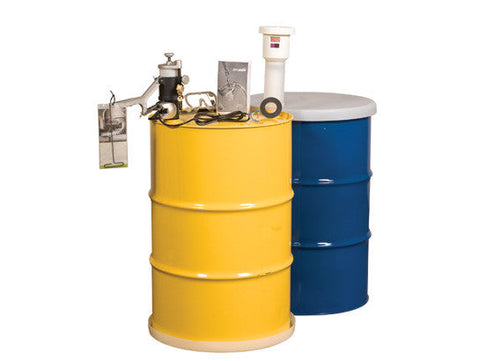 Aerosolv® Dual Compliant System for recycling aerosol cans, puncturing unit, filter, wire, counter, and goggles - SolventWaste.com