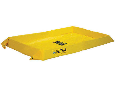 MAINTENANCE SPILL BERM, DIMS. 4'W x 8'L x 4"H, CAP. 80 GALS - SolventWaste.com