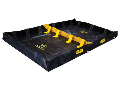 DECON QUICKBERM®, 2-Zone, DIMS. 6'W x 10'L x 8"H, CAP. 299 GALS - SolventWaste.com