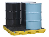 EcoPolyBlend™ Accumulation Center, 4 drum, recycled polyethylene - SolventWaste.com