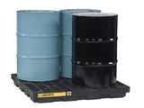 EcoPolyBlend™ Accumulation Center, 4 drum, recycled polyethylene - SolventWaste.com