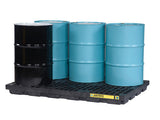 EcoPolyBlend™ Accumulation Center, 6 drum, recycled polyethylene - SolventWaste.com
