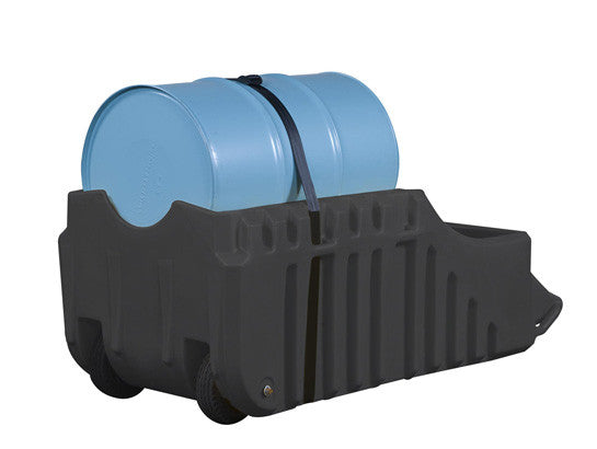 EcoPolyBlend™ Spill Containment Indoor/Outdoor Caddy, recycled polyethylene - SolventWaste.com