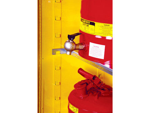 SpillSlope® Steel Dispensing Shelf for all 30/45-gallon safety cabinets - SolventWaste.com
