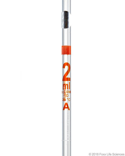 Borosil Volumetric Pipette Bulb Class A USP Type I 2.5mL - SolventWaste.com