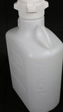 10L HDPE Carboy with 83mm Cap - SolventWaste.com